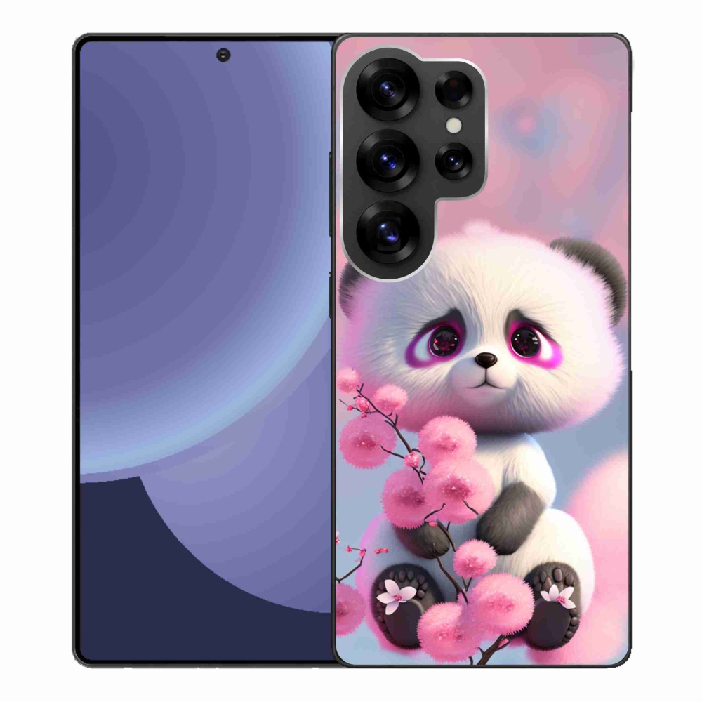 Gélový kryt mmCase na Samsung Galaxy S25 Ultra - roztomilá panda 1