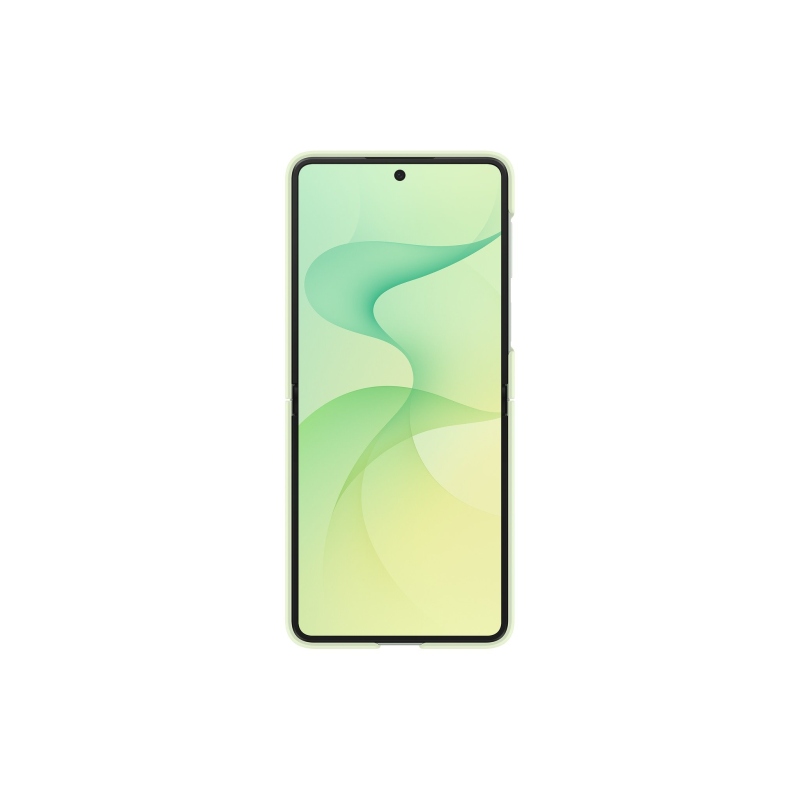 EF-EF776CGE Samsung silikónové magnetické puzdro s krúžkom pre Galaxy Z Flip 8, farba: mätová