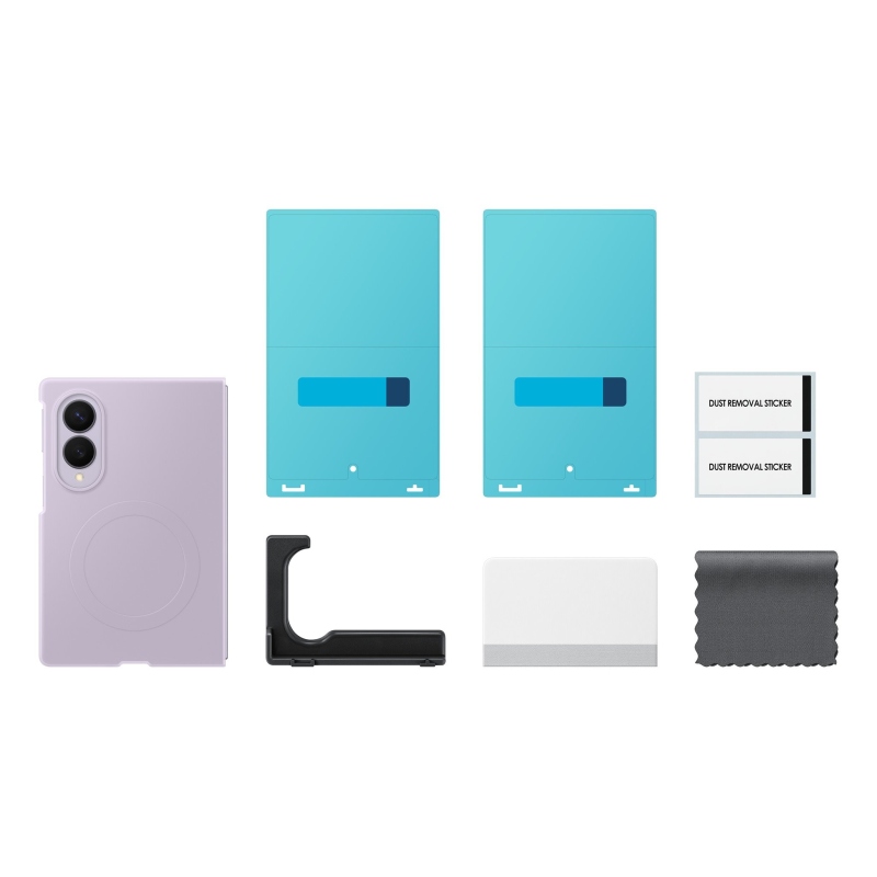 EF-EF971CVE Silikónové magnetické puzdro Samsung pre Galaxy Z Fold 8 v farbe Lavender
