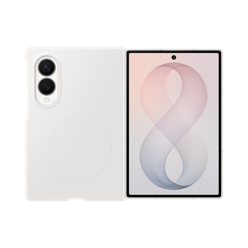 EF-EF971CWE Samsung silikónové magnetické puzdro pre Galaxy Z Fold 8, krémová farba