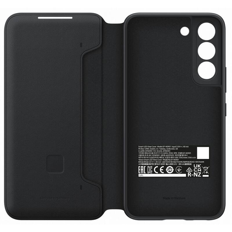 EF-NS901PBE Samsung LED View Cover pre Galaxy S22 Black