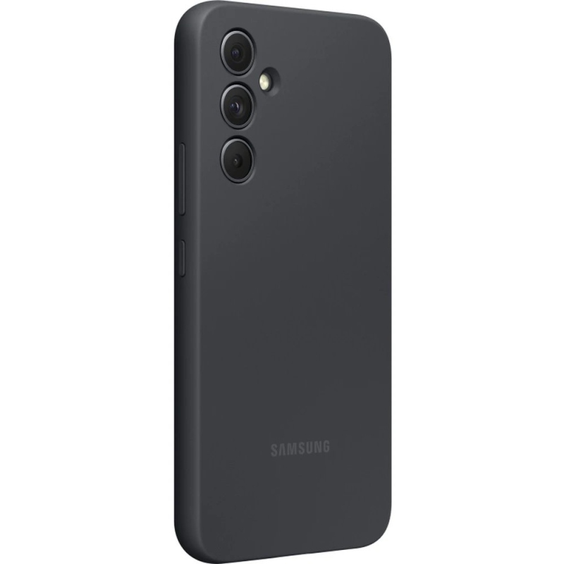 EF-PA546TBE Samsung Silikónový Kryt pre Galaxy A54 5G Black