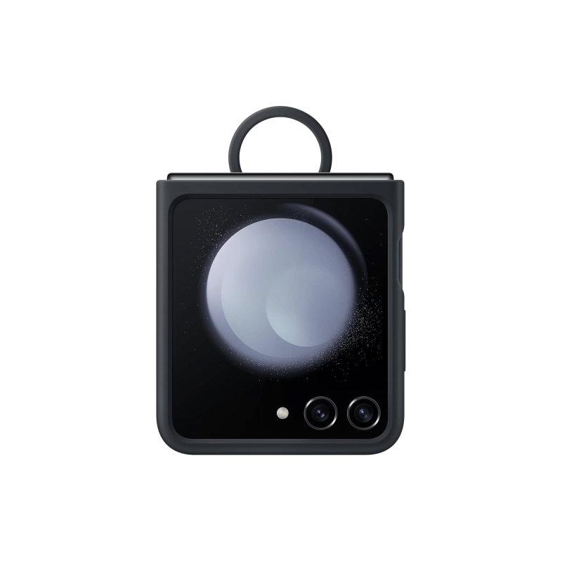 EF-PF731TNE Samsung Silikónový Kryt s Krúžkom pre Galaxy Z Flip 5 Indigo