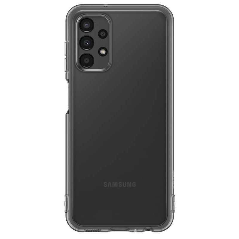 EF-QA135TBE Samsung Soft Clear Kryt pre Galaxy A13 Black