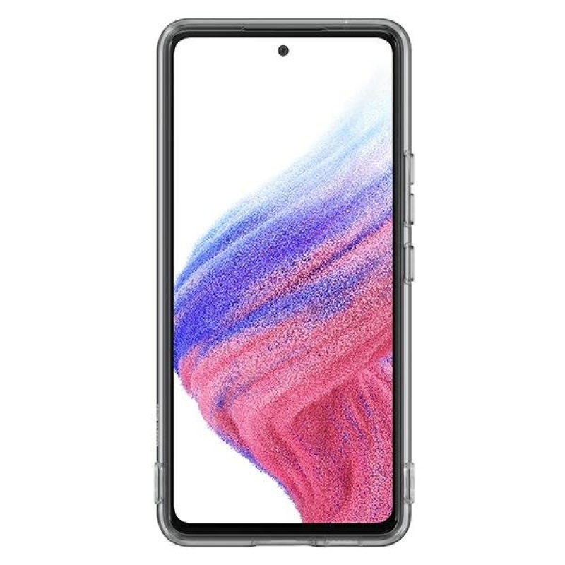 EF-QA536TBE Samsung Soft Clear Kryt pre Galaxy A53 5G Black
