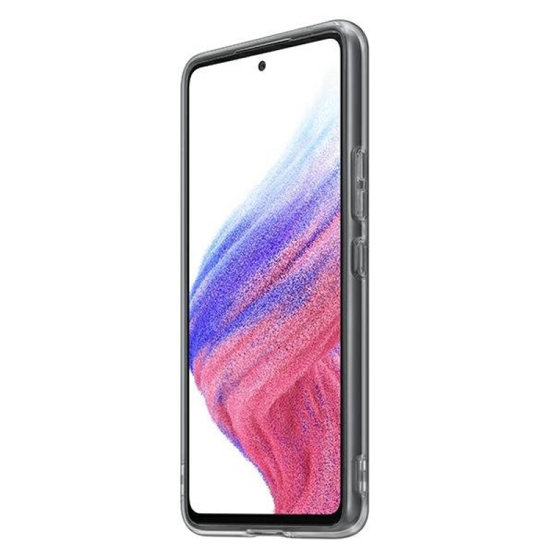 EF-QA536TBE Samsung Soft Clear Kryt pre Galaxy A53 5G Black