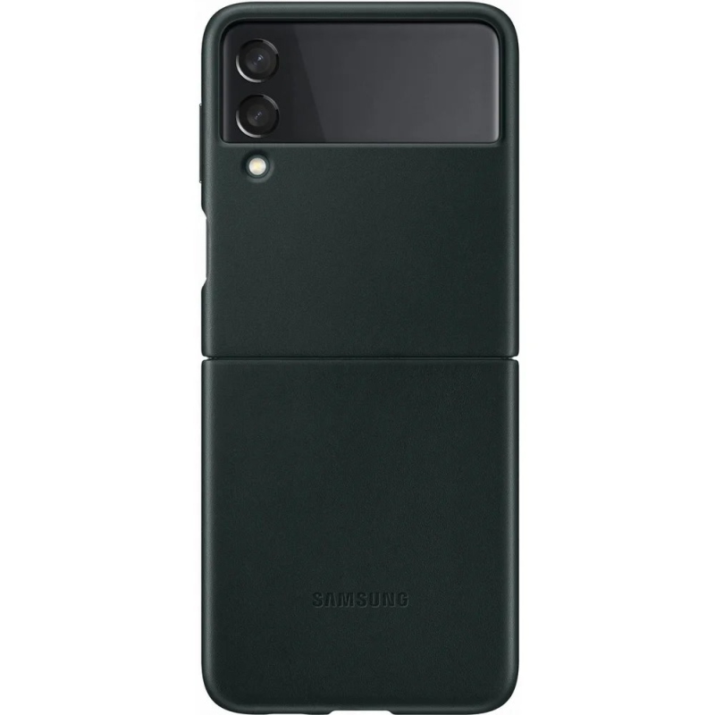 EF-VF711LGE Samsung Kožený Kryt pre Galaxy Z Flip 3 Green