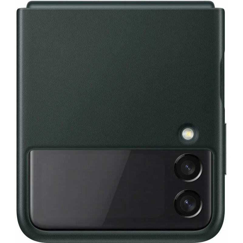 EF-VF711LGE Samsung Kožený Kryt pre Galaxy Z Flip 3 Green