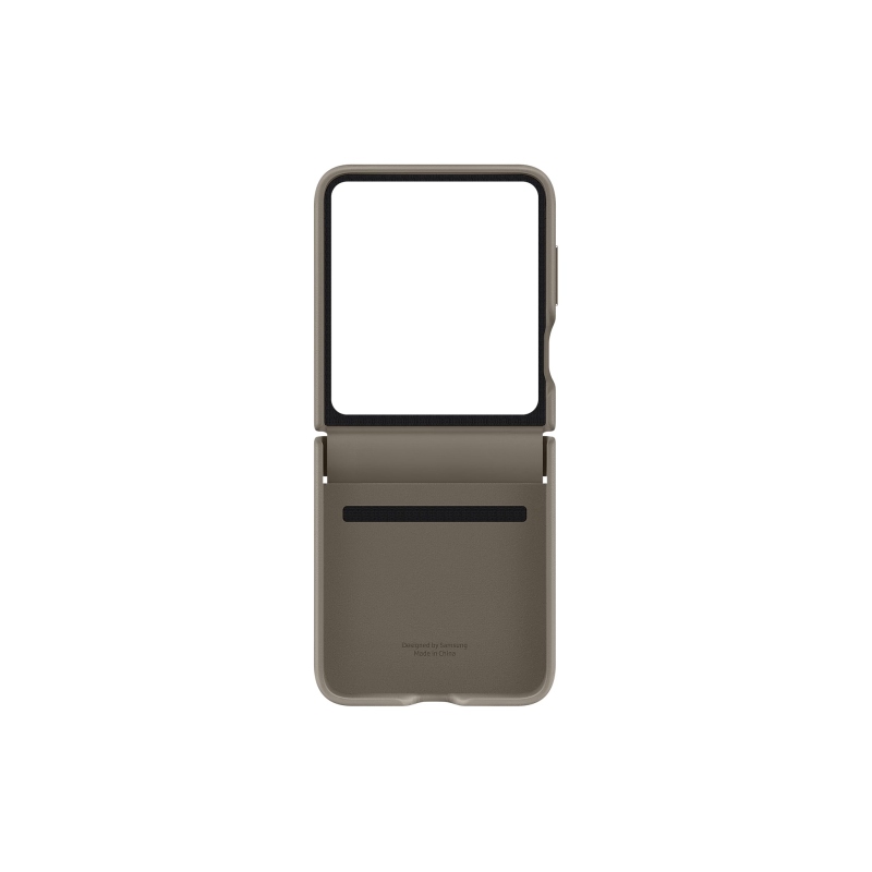 EF-VF731PAE Samsung Kožený Kryt pre Galaxy Z Flip 5 Etoupe