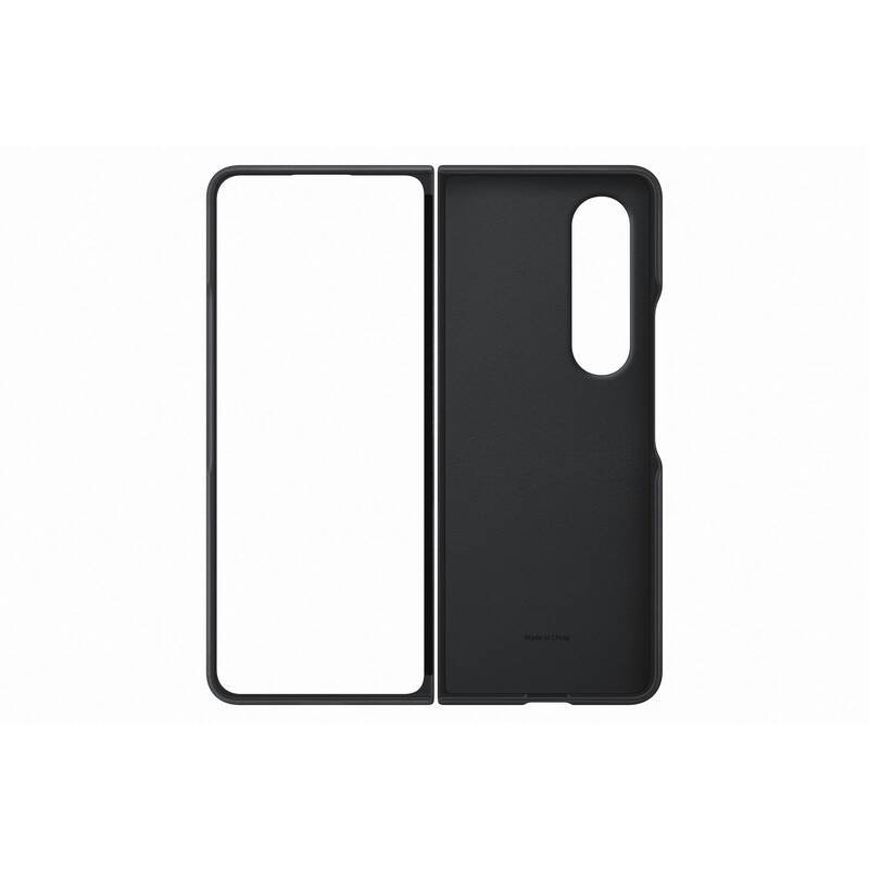 EF-VF936LBE Samsung Kožený Kryt pre Galaxy Z Fold 4 Black