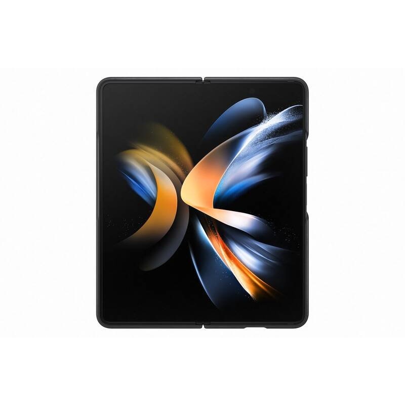 EF-VF936LBE Samsung Kožený Kryt pre Galaxy Z Fold 4 Black