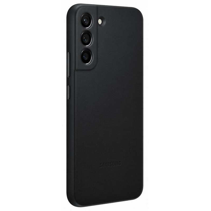 EF-VS906LBE Samsung Kožený Kryt pre Galaxy S22+ Black