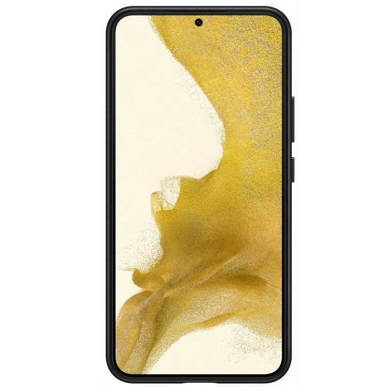 EF-VS906LBE Samsung Kožený Kryt pre Galaxy S22+ Black