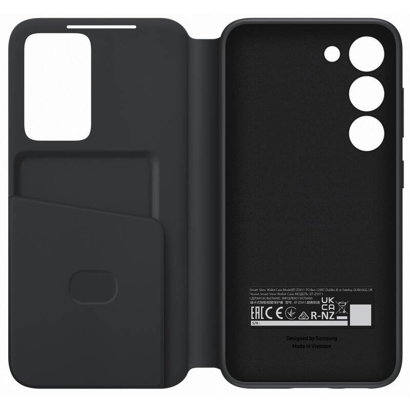 EF-ZS911CBE Samsung Clear View Cover pre Galaxy S23 Black