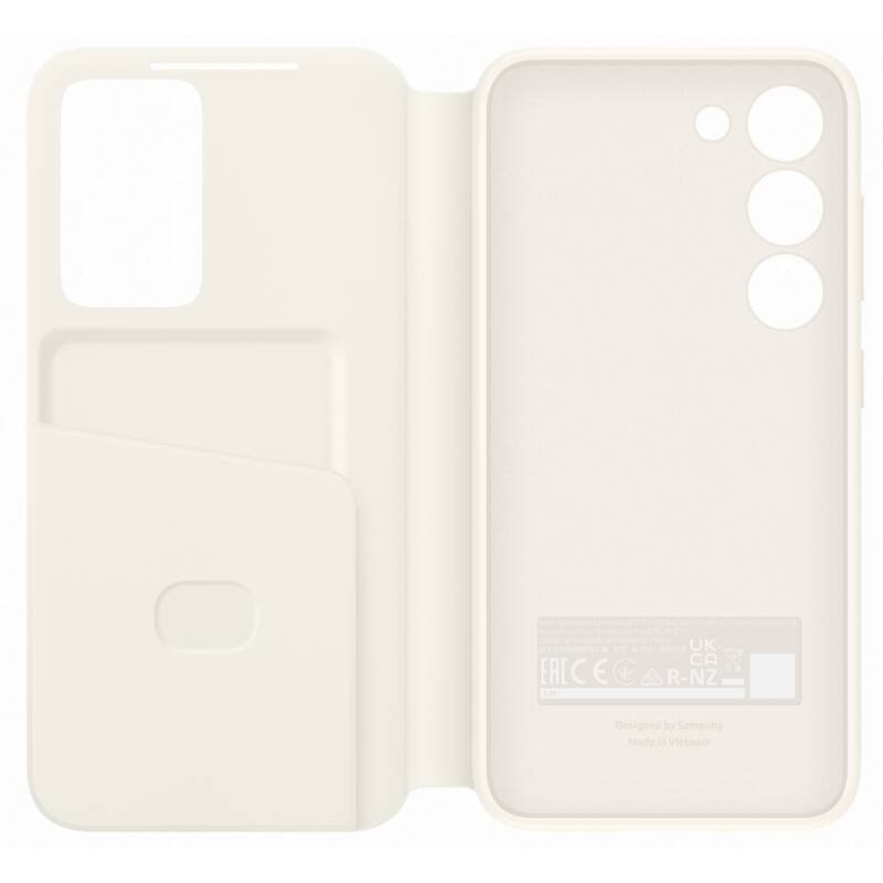 EF-ZS911CUE Samsung Clear View Cover pre Galaxy S23 Cream