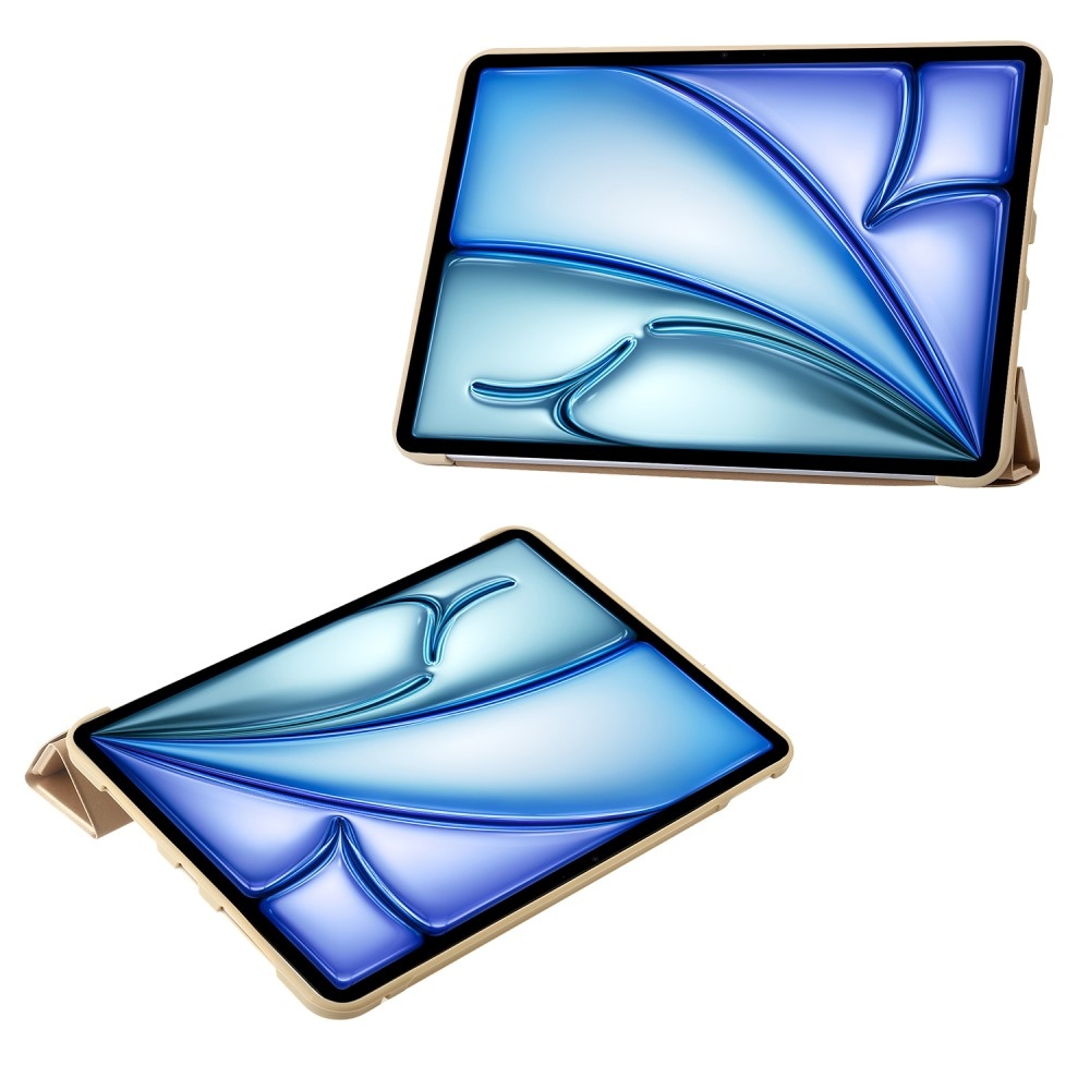 Origamis inteligentné polohovacie puzdro na tablet iPad Air 13 (2024)/(2025) - zlaté