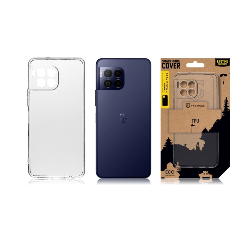 Tactical TPU Kryt pre T-Mobile T Phone 2 Pre 5G Transparent