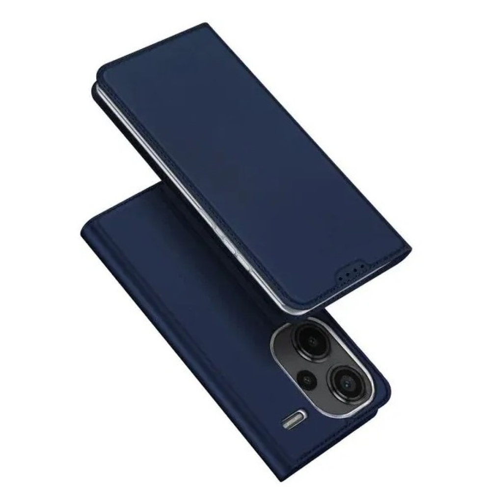 DUX knižkové púzdro na Xiaomi Redmi Note 13 Pro+ 5G - tmavomodré