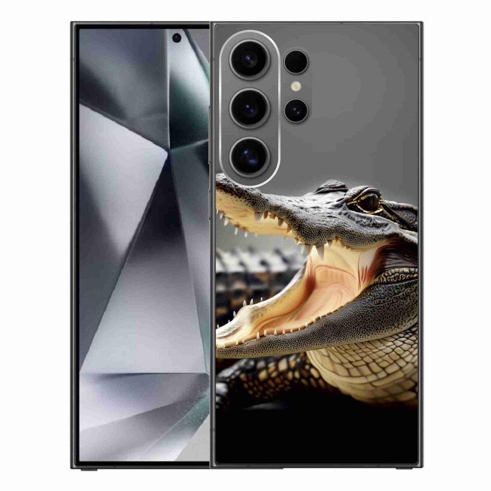 Gélový kryt mmCase na Samsung Galaxy S24 Ultra - krokodíl