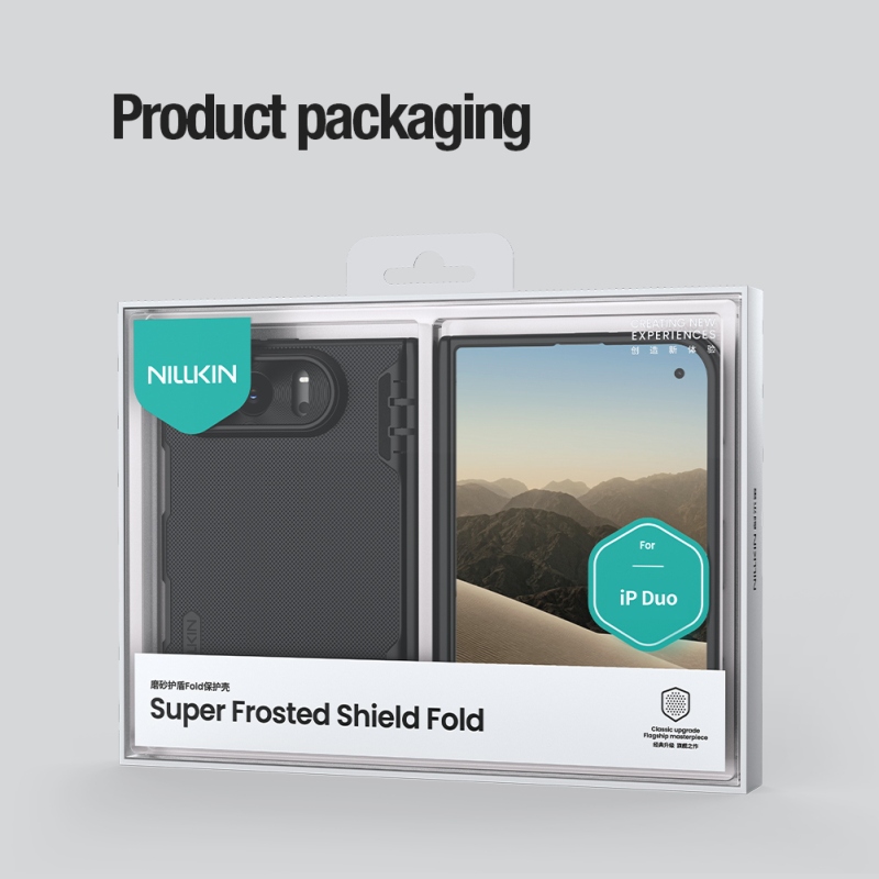 Nillkin Super Frosted FOLD Magnetic zadný kryt pre Apple iPhone Duo Black
