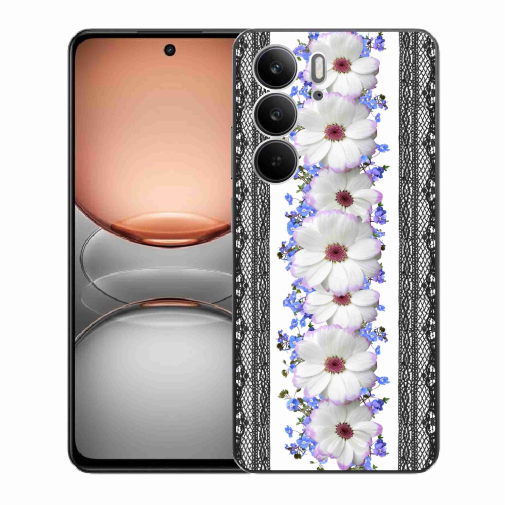 Gélový kryt mmCase na Realme C75 - kvety 8