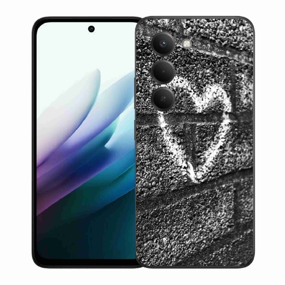 Gélový kryt mmCase na Xiaomi Redmi 15 4G/5G (171mm) - srdce na stene