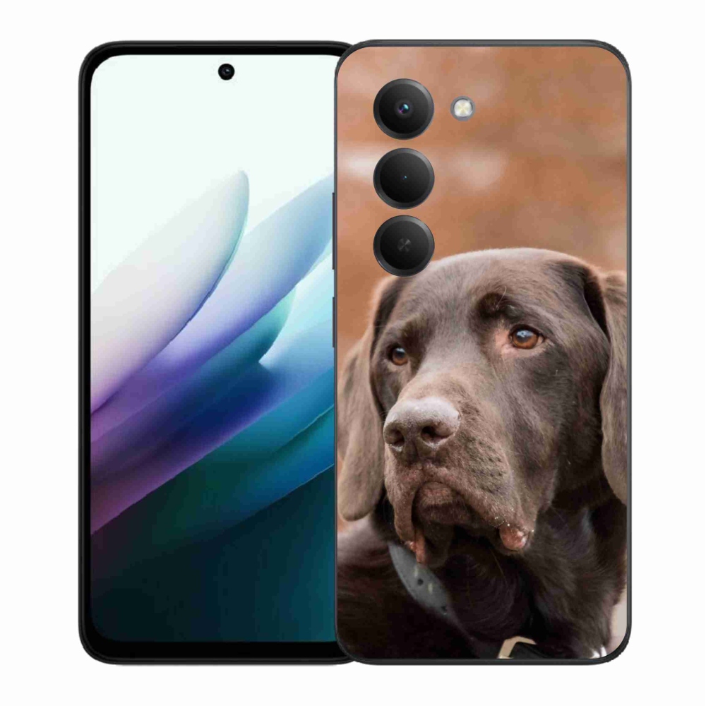 Gélový kryt mmCase na Xiaomi Redmi 15 4G/5G (171mm) - hnedý labrador