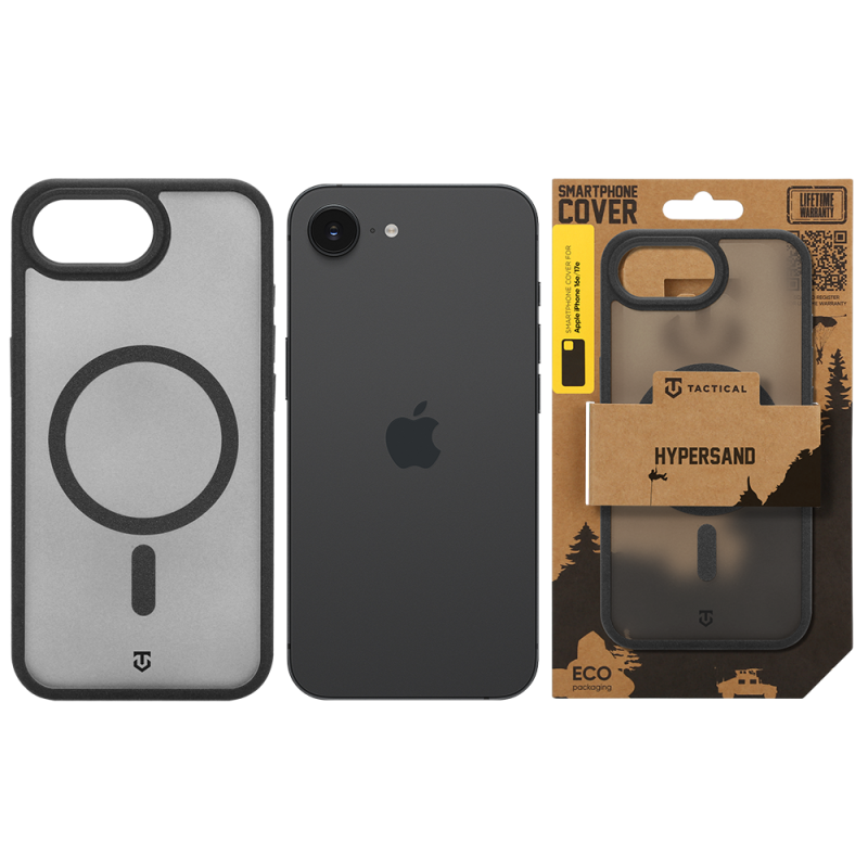 Tactical MagForce Hypersand puzdro pre Apple iPhone 16e/17e Asphalt