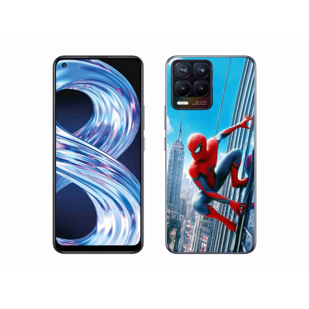 Gélový kryt mmCase na Realme 8 4G - spiderman