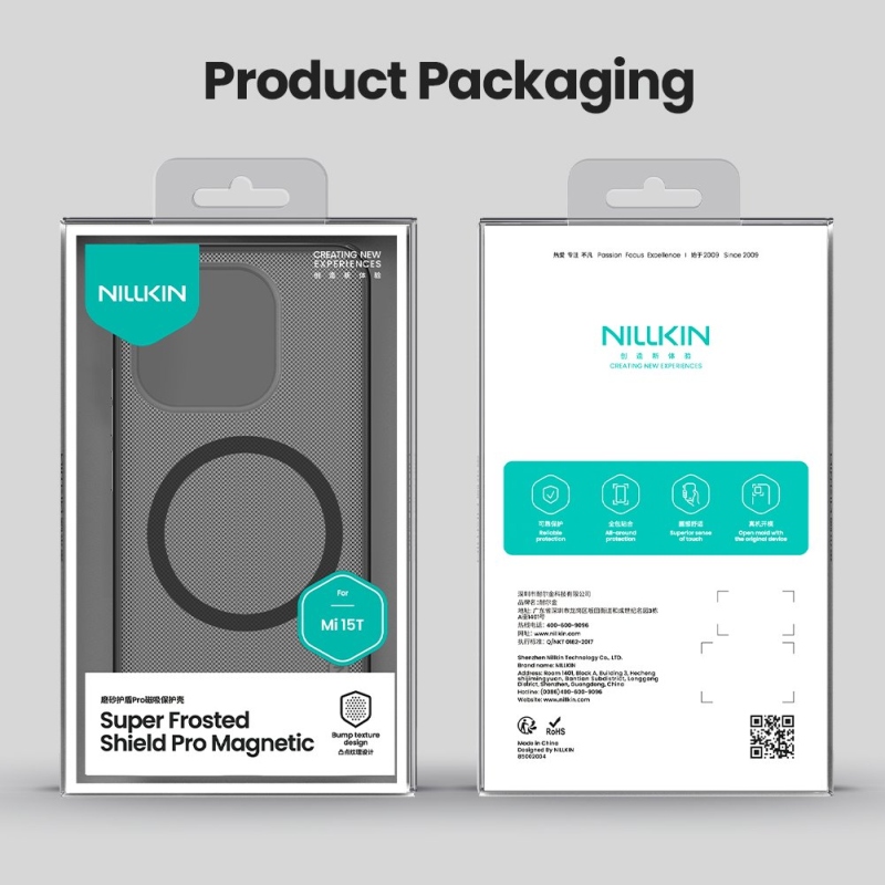 Nillkin Super Frosted PRO Magnetický zadný kryt pre Xiaomi 15T Transparent Black