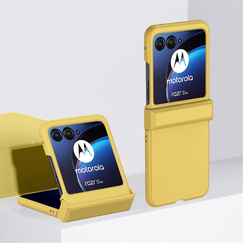 Hard plastový kryt na Motorola Razr 40 Ultra 5G - žltý