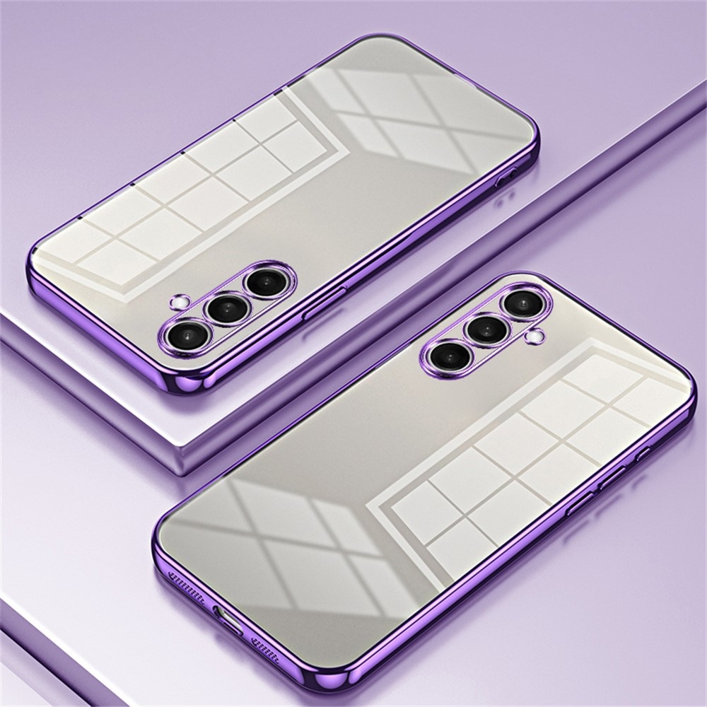 Electro gélový obal na Samsung Galaxy A27 - fialový
