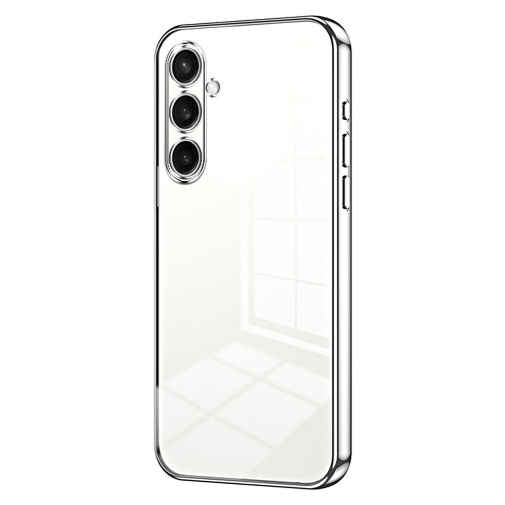 Electro gélový obal na Samsung Galaxy A27 - strieborný