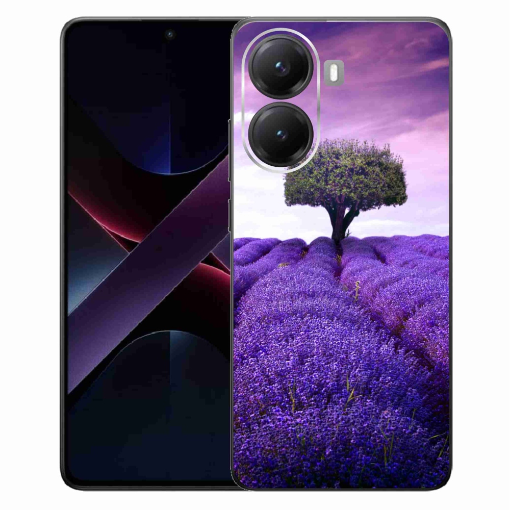 Gélový kryt mmCase na Xiaomi Poco X7 Pro 5G - levanduľová lúka