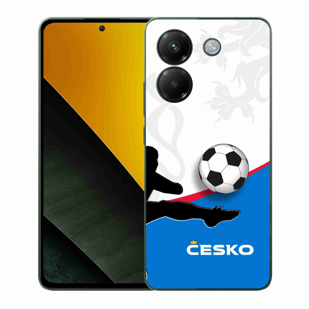 Gélový kryt mmCase na Xiaomi Poco M7 Pro 5G - futbal Česko 3