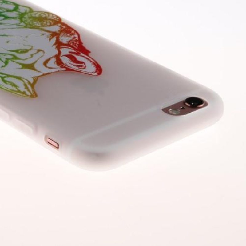 Emboss gélový obal na iPhone 6 Plus a 6s Plus - líška