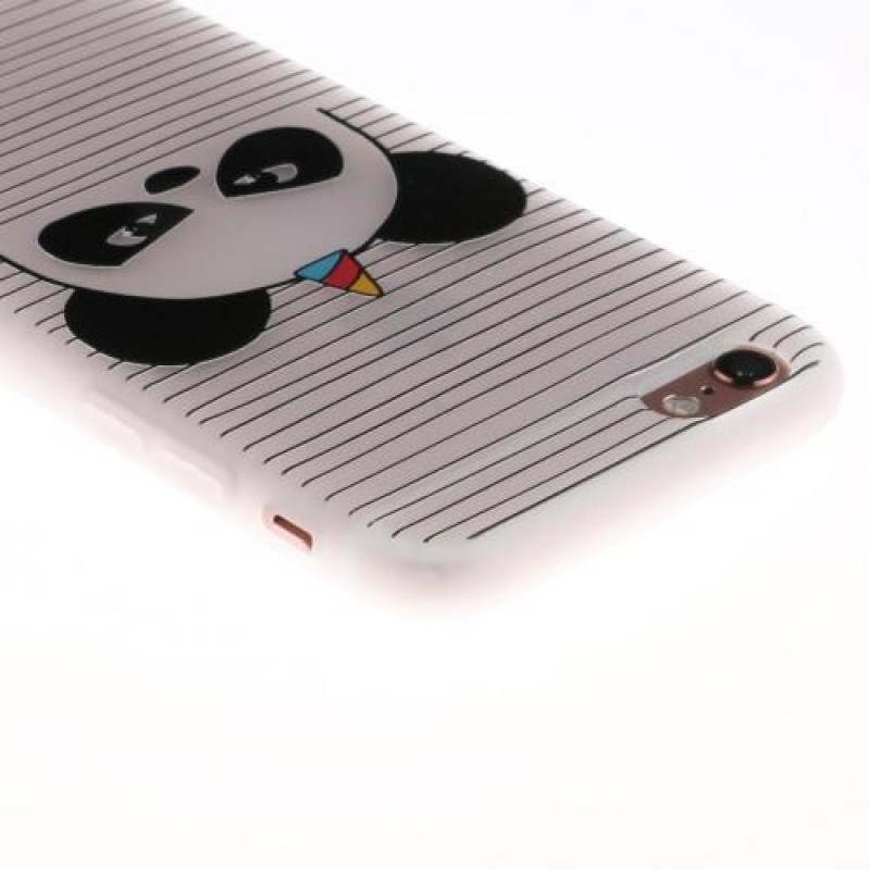 Emboss gélový obal na iPhone 6 Plus a 6s Plus - panda