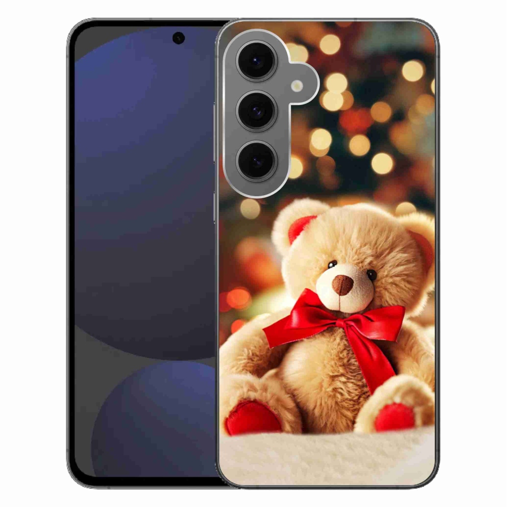 Gélový kryt mmCase na Samsung Galaxy S24 FE - plyšový medvedík