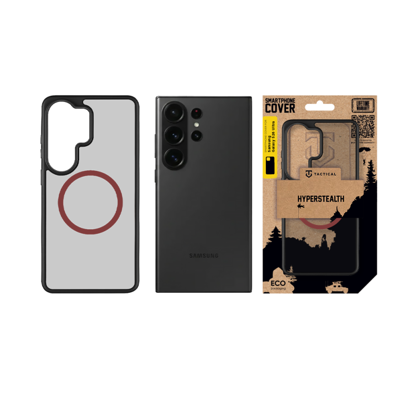 Taktický kryt MagForce Hyperstealth 2.0 pre Samsung Galaxy S26 Ultra Black/Red
