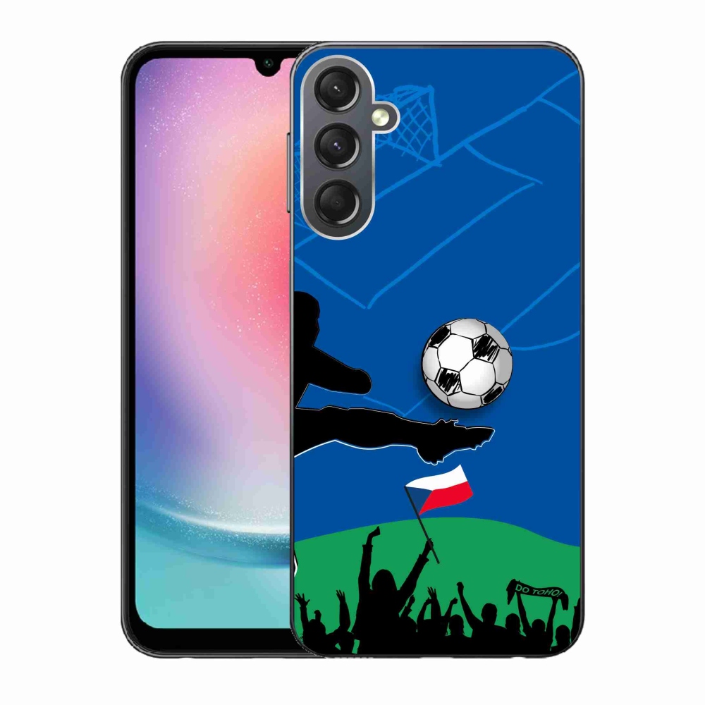 Gélový kryt mmCase na Samsung Galaxy A24 - fanúšikovia futbalu