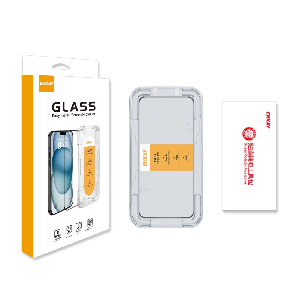 ENK celoplošné tvrdené sklo na mobil Xiaomi Redmi Note 17 4G/5G s aplikačným rámčekom