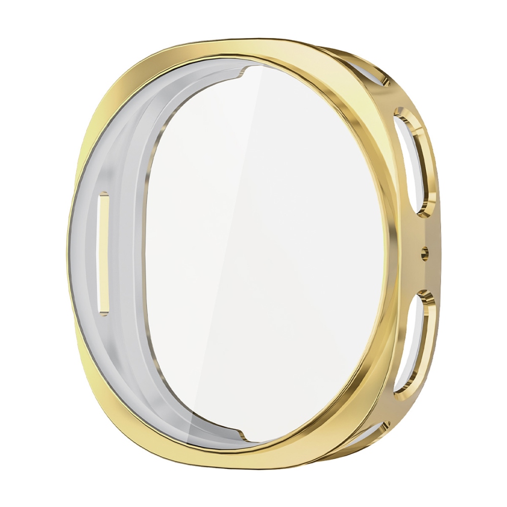 ENK Halfes gélové nasadzovacie puzdro s ochranným sklom na Samsung Galaxy Watch8 40mm - zlaté