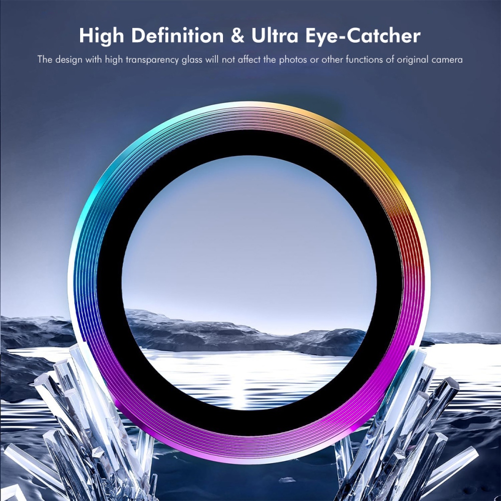ENK Metal sklo šošovky fotoaparátu na Samsung Galaxy A37 5G/A57 5G (samostatné sklá) - farebné
