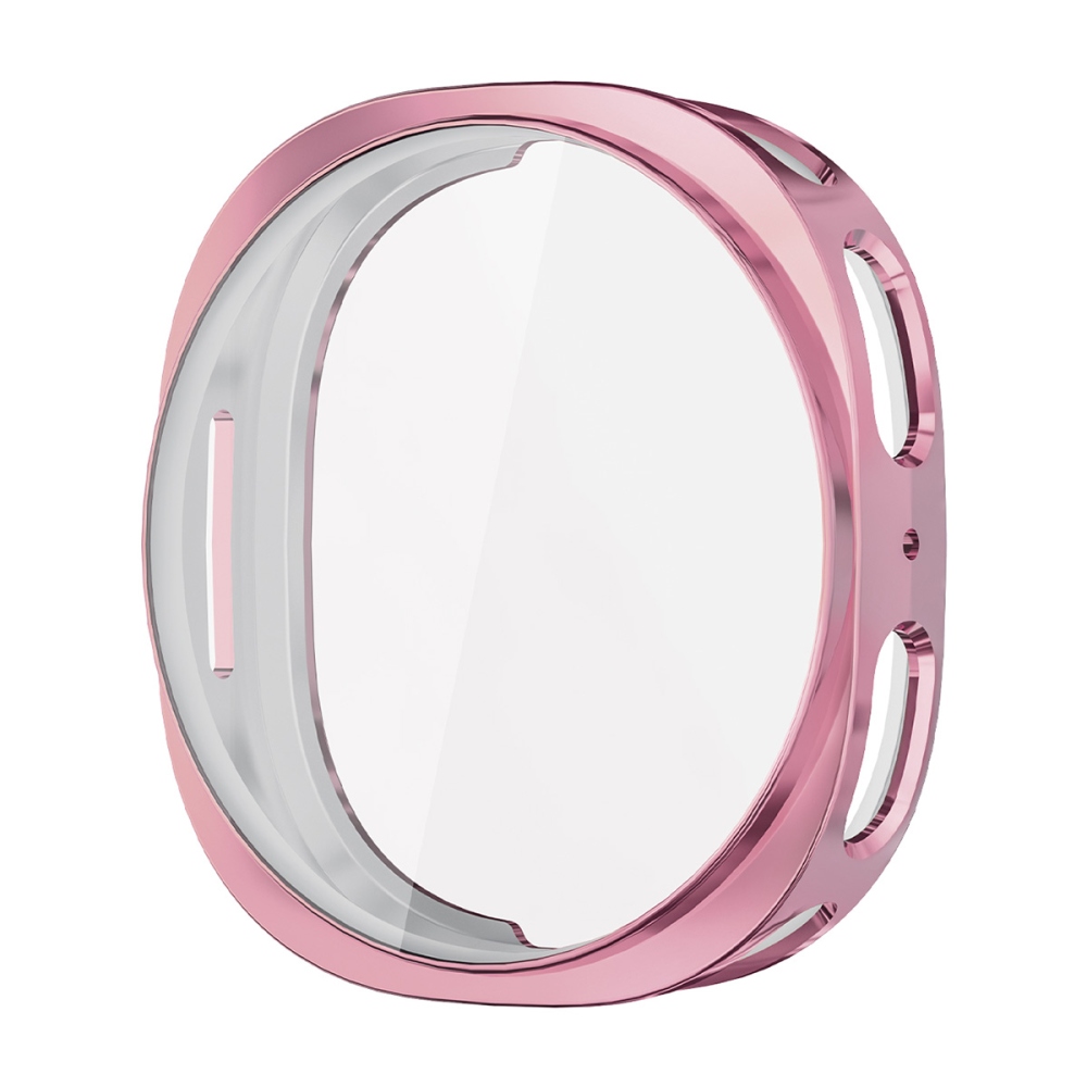 ENK overall gélové nasadzovacie puzdro s ochranným sklom na Samsung Galaxy Watch9 40mm/Watch8 40mm - ružové