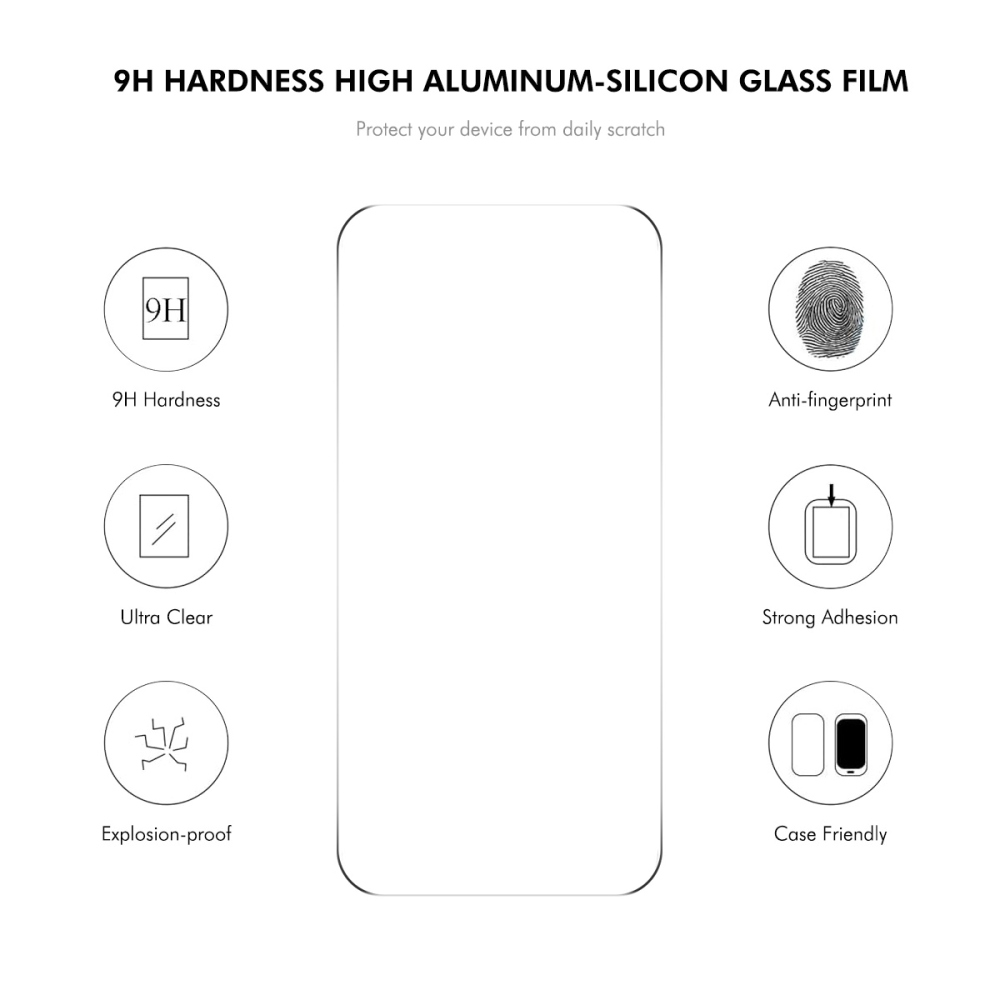 ENKAY matný gélový obal s MagSafe + 9H ochranné sklo na Samsung Galaxy A57 5G - čierny