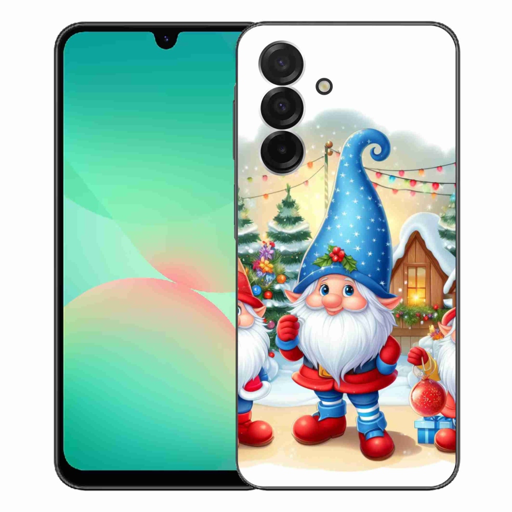 Gélový kryt mmCase na Samsung Galaxy A26 5G - vianočné škriatkovia