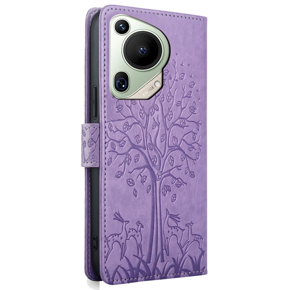 Tree knižkové puzdro na Huawei Pura 70 Ultra - fialové