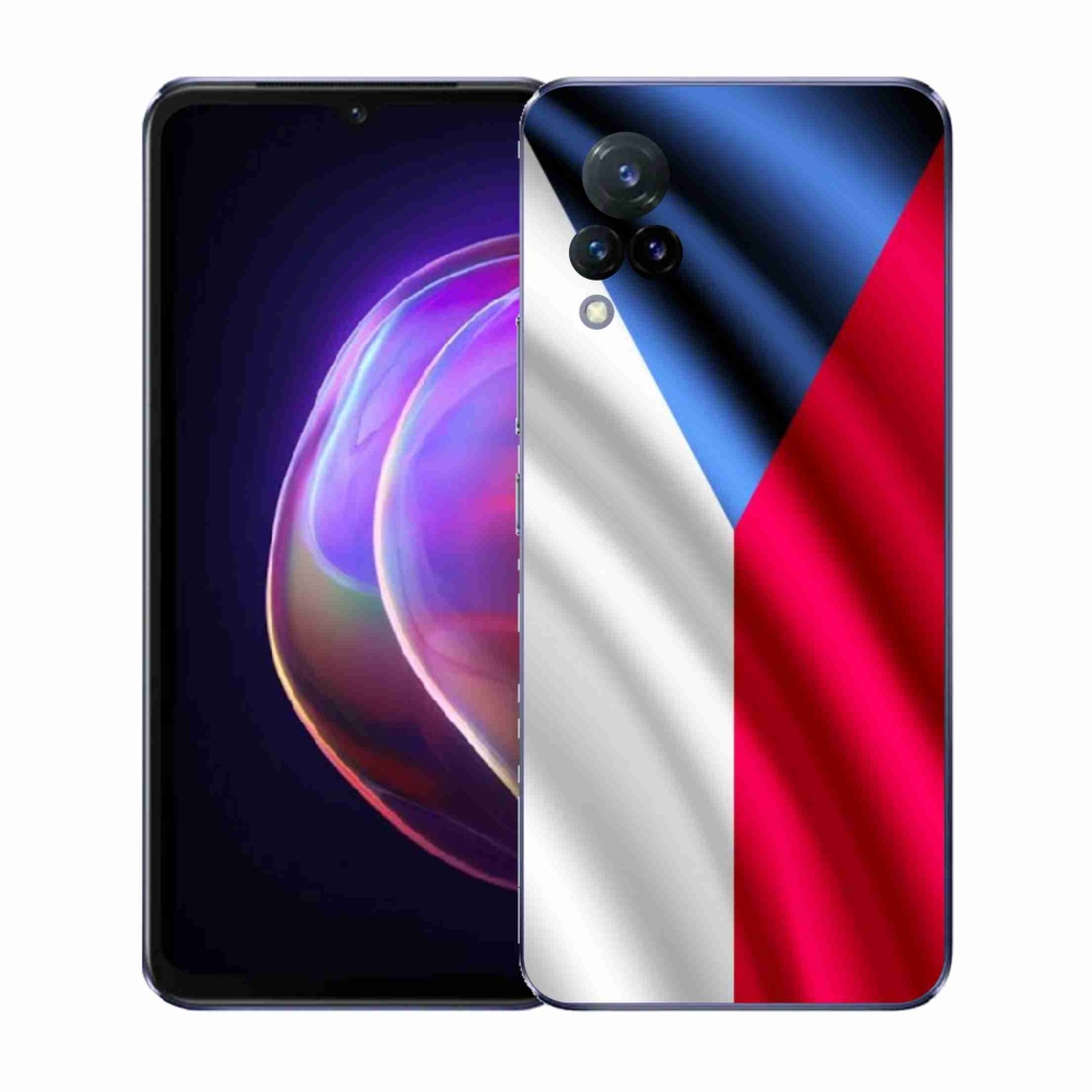 Gélový kryt mmCase na Vivo V21 4G/5G - česká vlajka