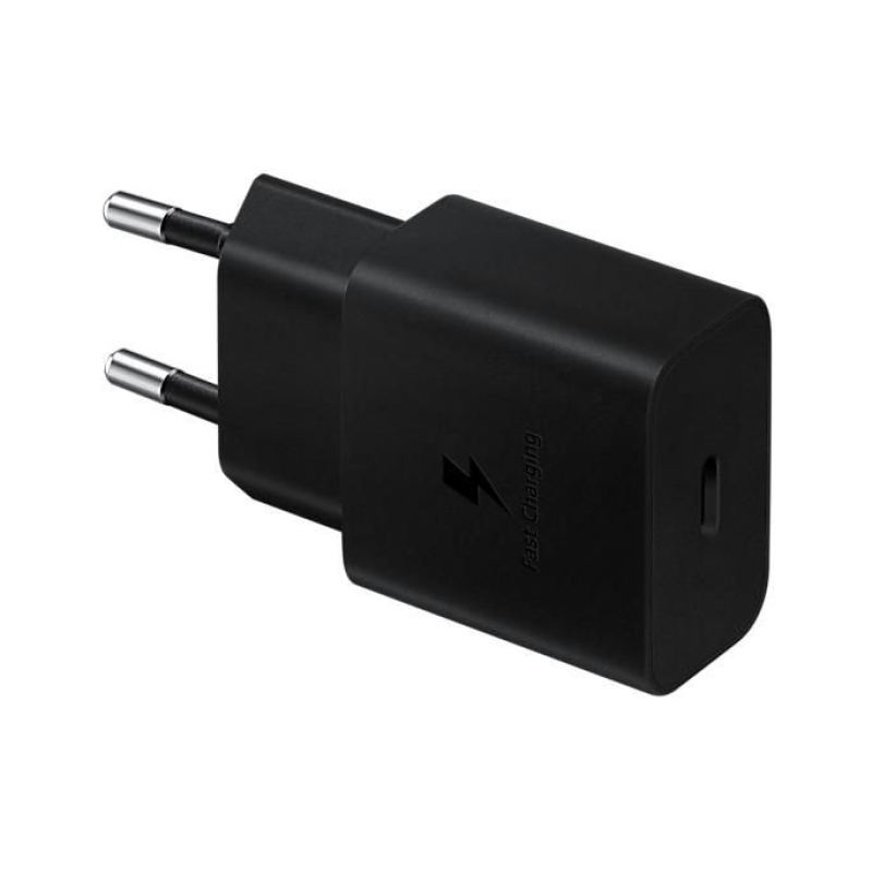 EP-T1510EBE Samsung USB-C 15W Cestovná nabíjačka Black (OOB Bulk)