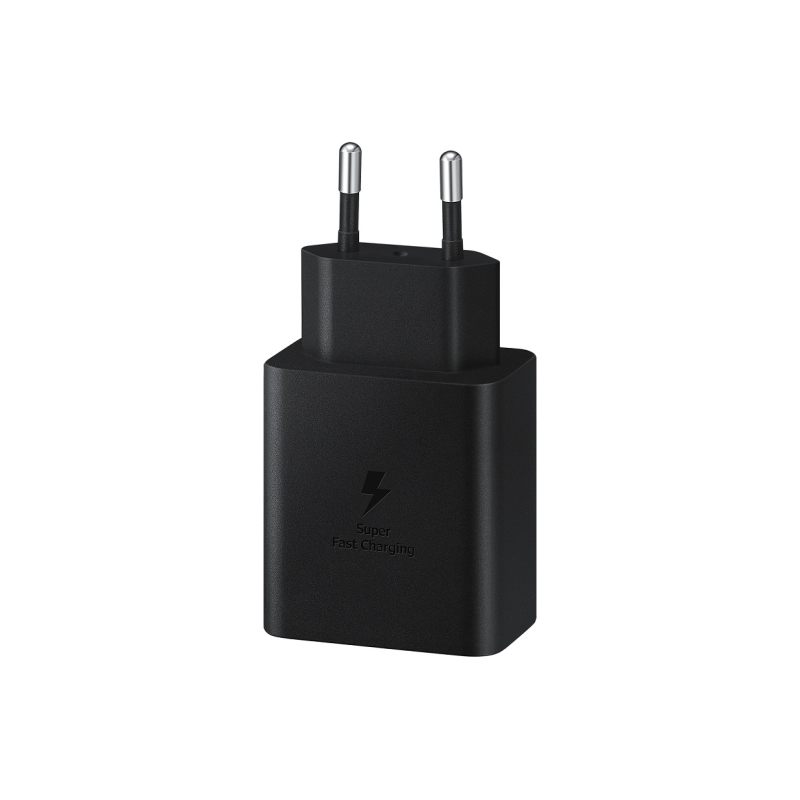EP-T4510XBE Samsung 45W Cestovná nabíjačka + USB-C Dátový Kábel Black